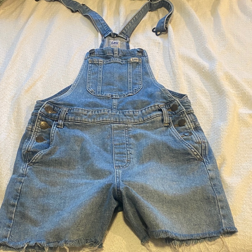 Lee Women's Light Blue Denim Overalls